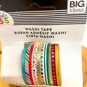 NEW 10 rolls of The Happy Planner Washi Tape - bullet journal, planning, crafts
